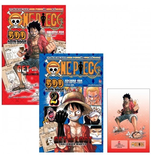 ONE PIECE 500 QUIZ BOOK (Tập 1 + Tập 2)