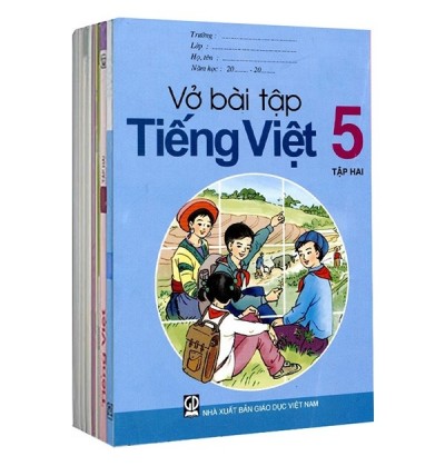 Bộ Vở Bài Tập Lớp 5 (10 cuốn)